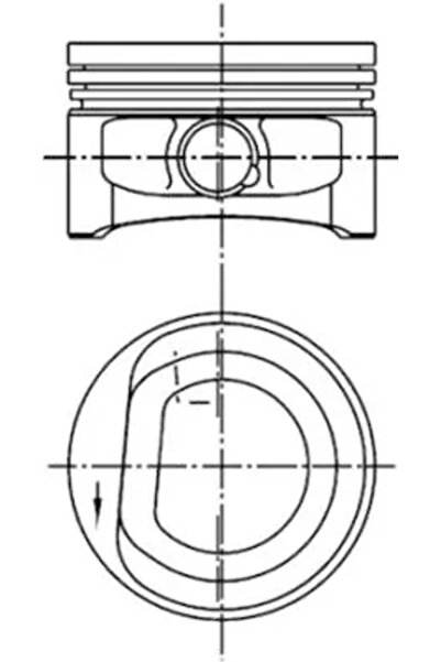 Kolbenschmidt Piston Seat Ibiza 3 Skoda Fabia 1/Fabia 2 2001-2014