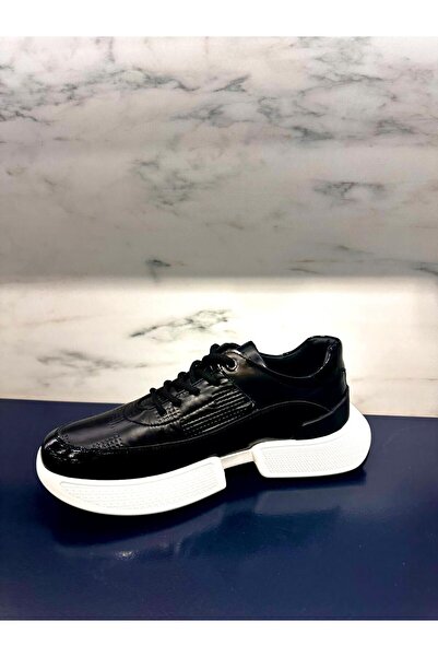 MARCOMEN Erkek siyah beyaz sneakers