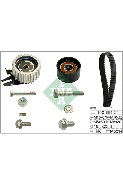 FAG Set Curea De Distributie Alfa Romeo 159 Fiat Croma/Grande Punto/Sedici