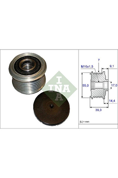 FAG Sistem Roata Libera Generator Byd M6/S6 Hyundai IX55
