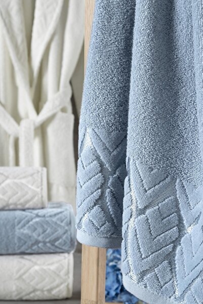 Fiesta Elite Karanfil Pamuklu Bornoz Seti