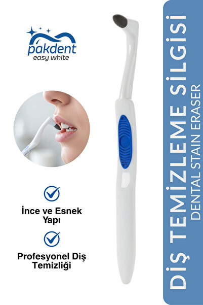 Pakdenteasyandwhite Diş Temizleme Silgisi | Diş Beyazlatma Silgisi | İnce ve ...