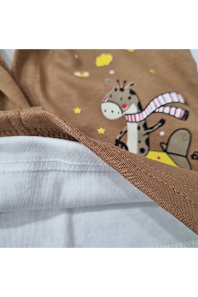 Uğur bebe Seasonal 3-Piece Hooded Vest Baby Set, Comfortable and Stylish Daily Combination, 100% Cotton