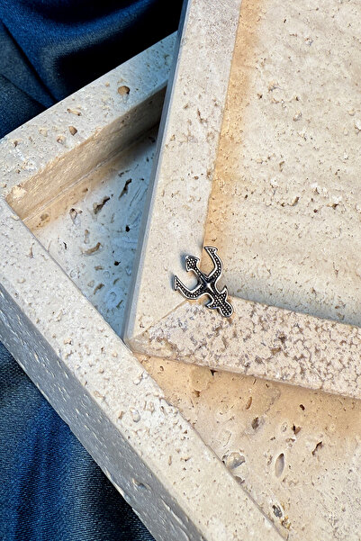 MOONİ ACCESSORİES Poseidon Trident Mızrak Tasarım Silver Gümüş Renk Stainless...