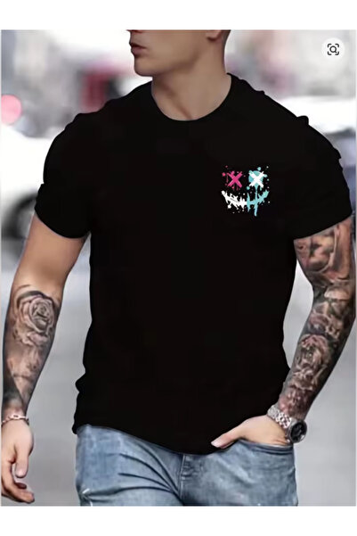 TİMİSİVA Μπλουζάκι Unisex oversized XX με τύπωμα από βαμβακερό λαιμόκοψη με κ...