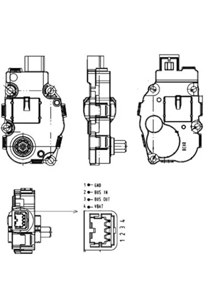 MAHLE Carburetor Throttle Adjustment Element Audi A5 Bmw 5/6/7