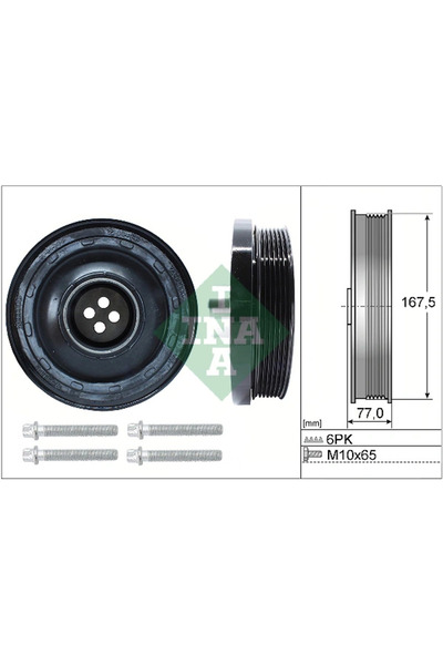 FAG Set Fulie Arbore Cotit Bmw 1/3/5