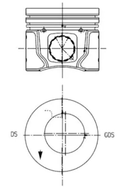 Kolbenschmidt Piston Ford C-Max/Focus 2