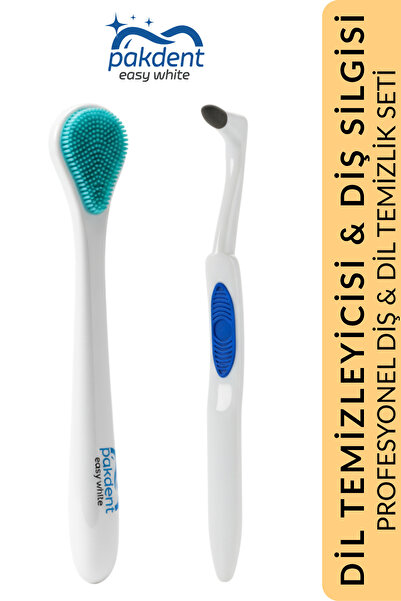 Pakdenteasyandwhite Diş Temizleme Silgi & Soft Dil Temizleyici | Ağız Bakım S...