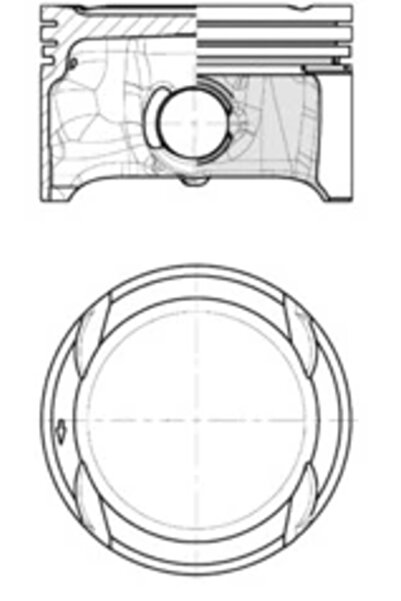 Kolbenschmidt Piston Seat Altea/Cordoba/Ibiza 3 Skoda Fabia 1/Fabia 2/Octavia 2