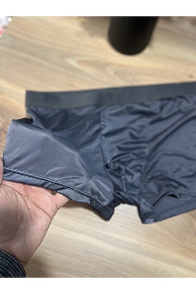 CN Men's Frosted Sliky Fiber Fabric Boxer Shorts Cool and Comfortable,Breathable for Daily Wear and Fitness