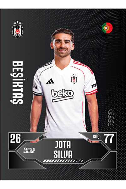 Beşiktaş Eco Bundle - - Pulse Football Player Cards 2025/26 - 5 Packs