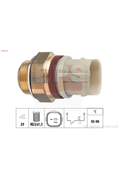 Eps Comutator Temperatura, Ventilator Radiator Vw Passat B3/b4 Variant (3a5, ...
