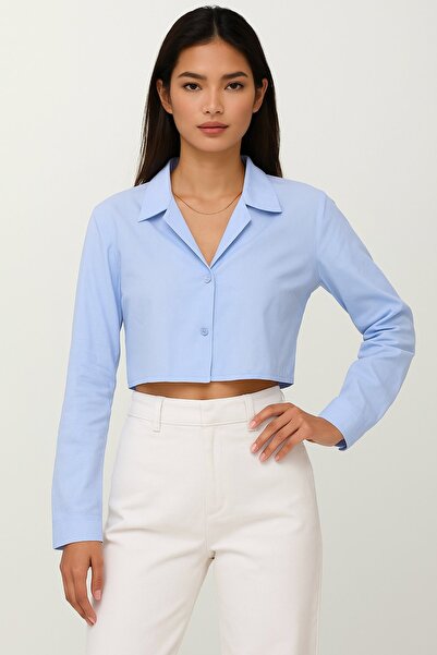 HAKKE Minimalist basic long sleeve women's shirt