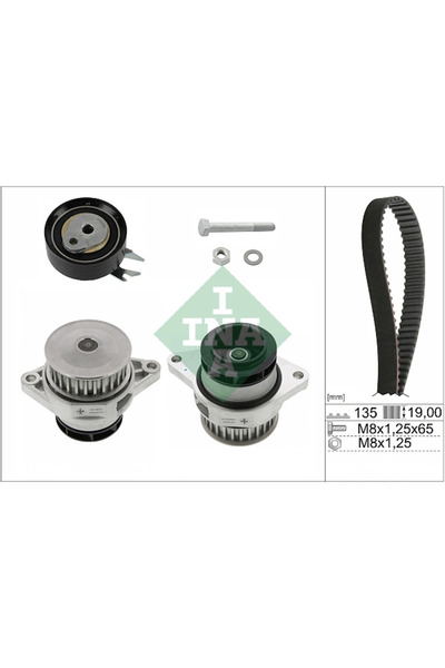 FAG Set Pompa Apa + Curea Dintata Seat Arosa/Cordoba/Ibiza 2 Vw Caddy 2 Autou...