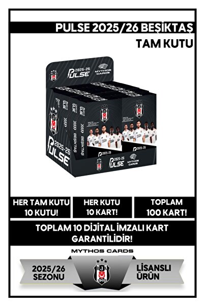 Beşiktaş - Pulse Soccer Player Cards 2025/26 - Full Box