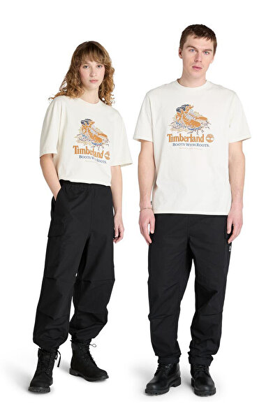 Timberland Pantaloni cargo Ripstop cu insignă țesută, negri, cu picior obișnu...