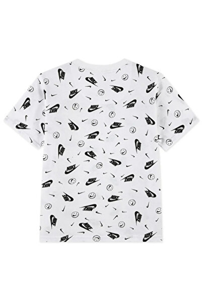 Nike Patterned Cotton Children's T-Shirt 86N330