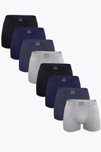 Malabadi Men's 8-Piece Mixed Premium Collection Modal Boxer 8m251