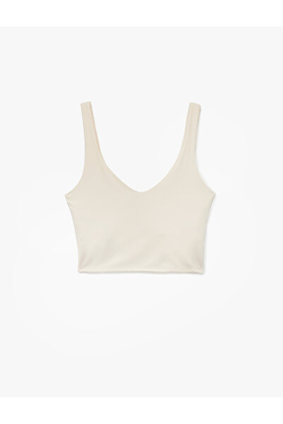 Koton Αθλητικό σουτιέν με λεπτή εφαρμογή με λαιμόκοψη V