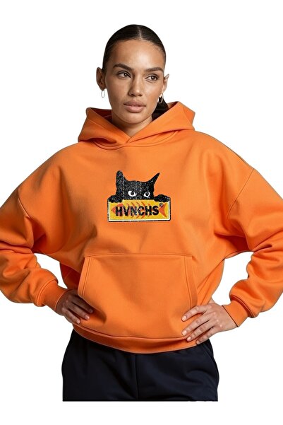 ArtYus Etichetă unisex pisică cik Colorat Special cu imprimeu Bumbac supradim...