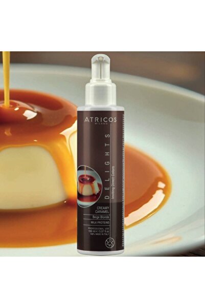 Atricos Delights Professional Pigment Hair Dye - Creamy Caramel Beige Blonde Shade