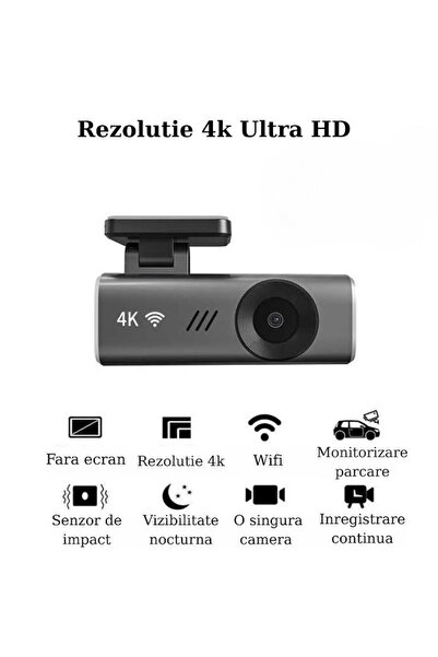 OEM Camera Auto DVR 4K/2K Ultra HD, Wi-Fi & Mobile App, Night Vision, G-Sensor