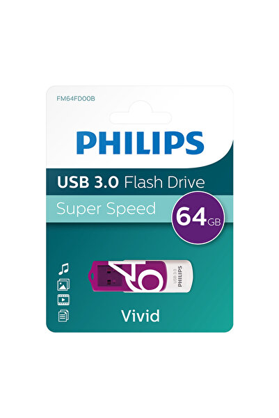 Philips 64Gb USB 3.0 100/150Mb/S Fm64Fd00B/00