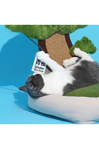 Golden cat Pet bed is filled with PP cotton Relax Plant Bed (Under the tree) - 55cm X 45cm X 55cm