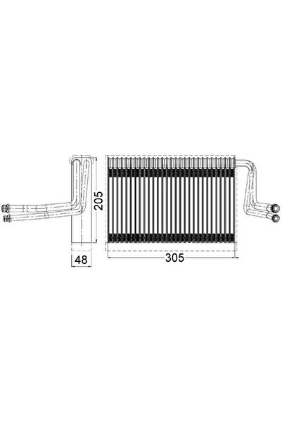 MAHLE Evaporator Aer Conditionat Bmw 1/3 Bmw (Brilliance) X1