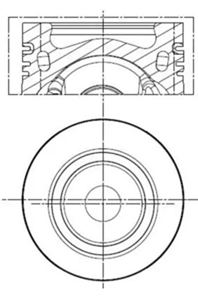 MAHLE Piston Audi A3/A4 Allroad B8/A4 B8 Seat Leon