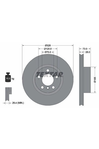 Krieger Set Discuri Frana Bmw X3/X4 2010-2018