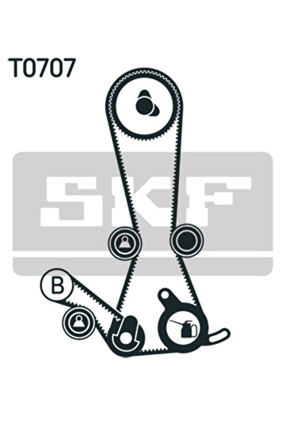 SKF Timing belt kit MITSUBISHI GALANT VIII estate (EA_ EC_) 1996-2003