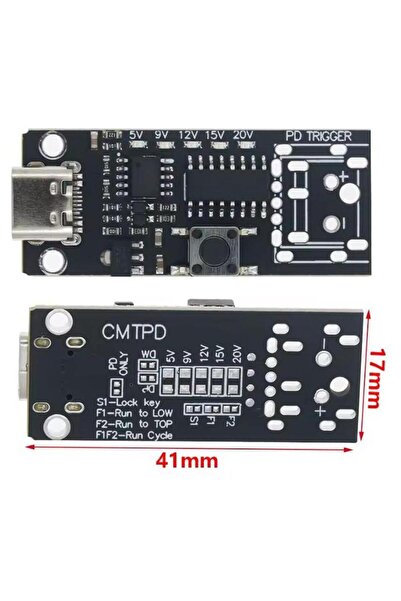 SİLİKON DAĞI 100W 5A USB-C hızlı şarj tetik devre kartı modülü PD/QC Decoy ku...
