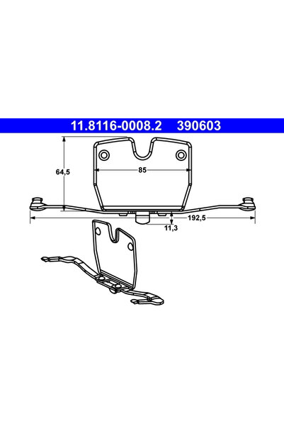 Ate Arc Etrier Frana Bmw 5 Gran Turismo/7/X5