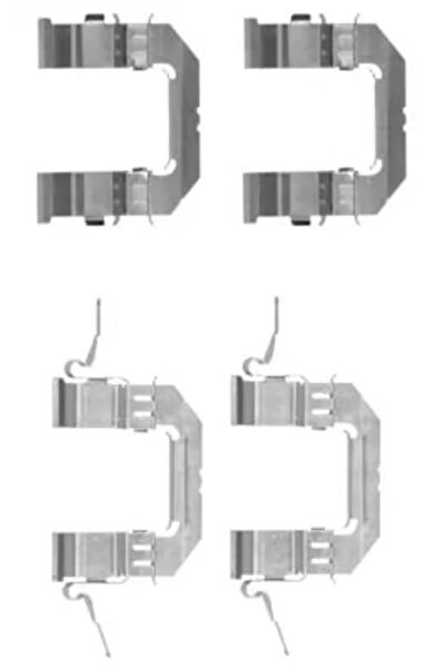 TEXTAR Set Accesorii Placute Frana Infiniti M Nissan Navara/Pathfinder 3