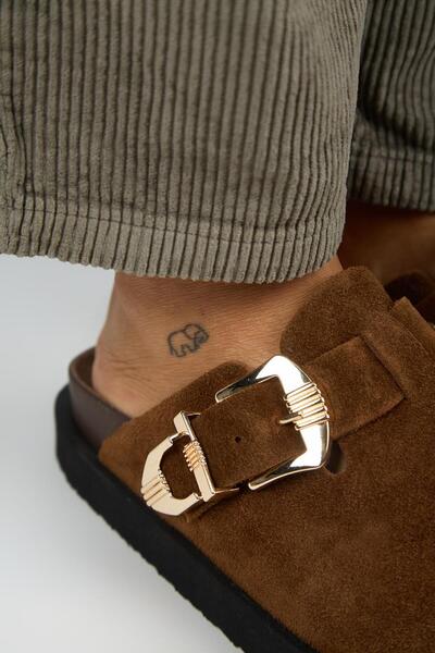 Manijero (Sofia) Papuci Sabo cu platformă din piele naturală pentru femei