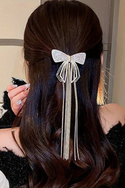 CAŞ DEKORASYON Αυτόματη πόρπη με κορδέλα σε χρυσό χρώμα