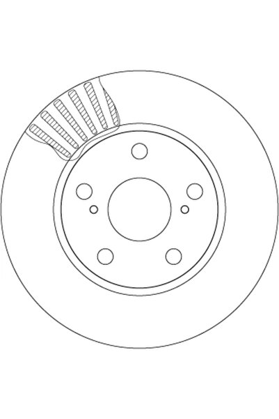 TRW Disc Frana Toyota Auris/Corolla Rumion/Corolla Limuzina Toyota (Faw) Corolla