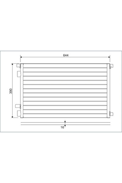 VALEO Condensator Climatizare Renault Megane 2/Scenic 2