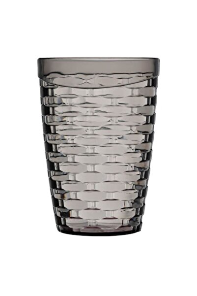 SHOPIENS Plastic Textured Glass, Gray, 430 ml - MYONNA IT & E-COMMERCE