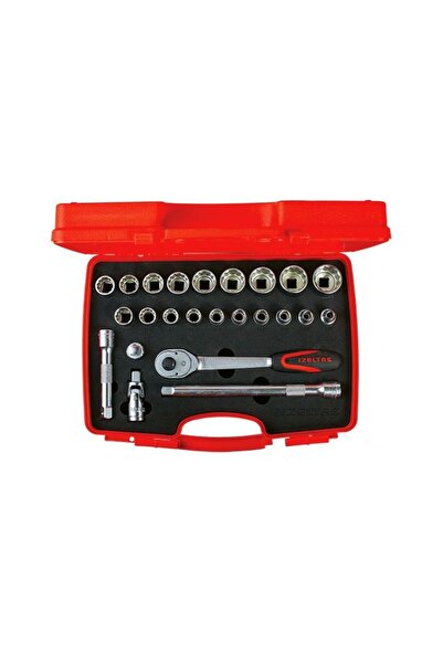 İzeltaş 1114 00 6024 1/2” On İki Köşe Lokma Anahtar Takımı (24 Parça, mm)
