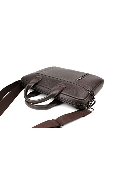 deri,se club Τσάντα χαρτοφύλακα και φορητού υπολογιστή Unisex καφέ 14 ιντσών