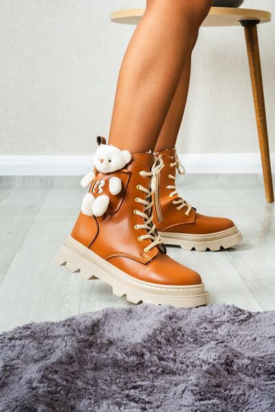 sefayol Loring Taba Mat Deri Ayıcıklı Postal Bot