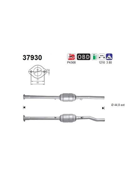 As Catalizator Vw Golf 5/Golf Plus 5