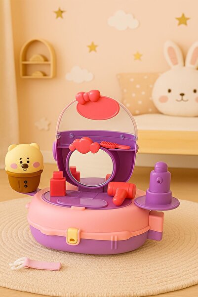 Sole Elif’in Sırt Çantalı Kız Çocuk Güzellik Oyuncak Seti- 2in1 Eğitici Oyuncak