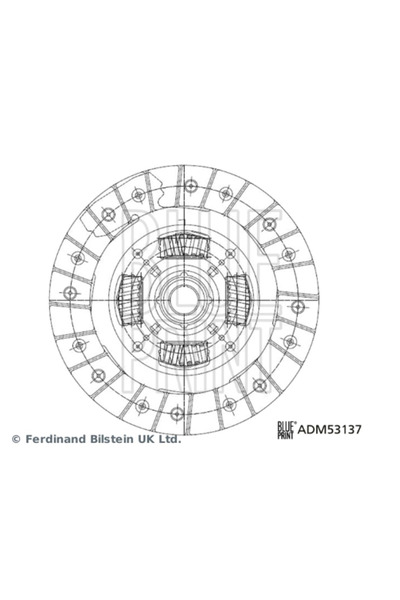 BLUE PRİNT Disc Ambreiaj Mazda 323 C 4/323 F 5/323 S 5
