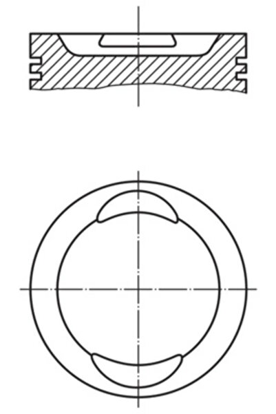 MAHLE Piston Fiat Albea/Brava/Bravo 1 Fiat (Nanjing) Palio/Siena