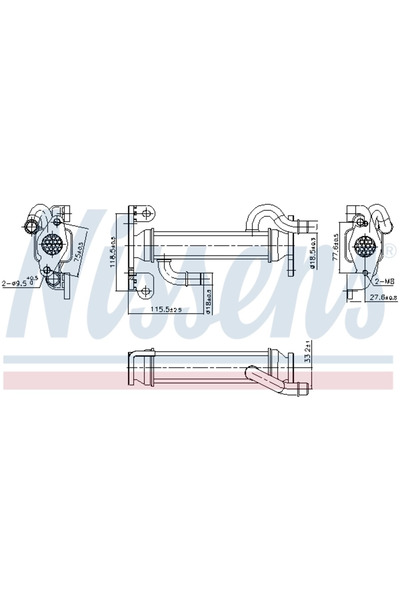 Nissens Radiator Recirculare Gaze De Esapament Iveco Daily 5 Caroserie/Daily ...