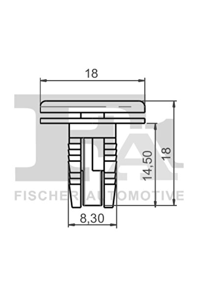FA1 Clips Acoperire Decorativa Si Protectie Renault Laguna 2/Megane 2/Scenic 2